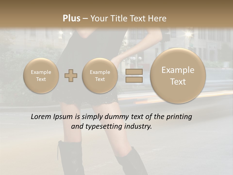 Urban High Fashion PowerPoint Template