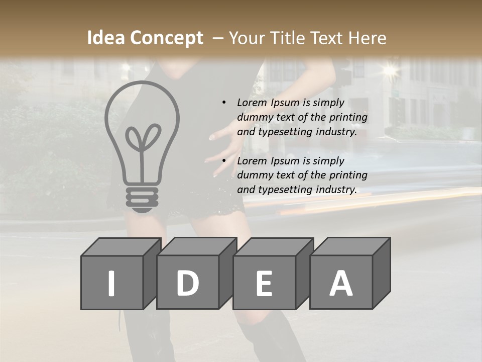 Urban High Fashion PowerPoint Template