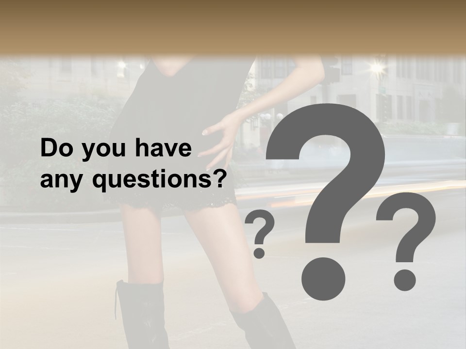 Urban High Fashion PowerPoint Template