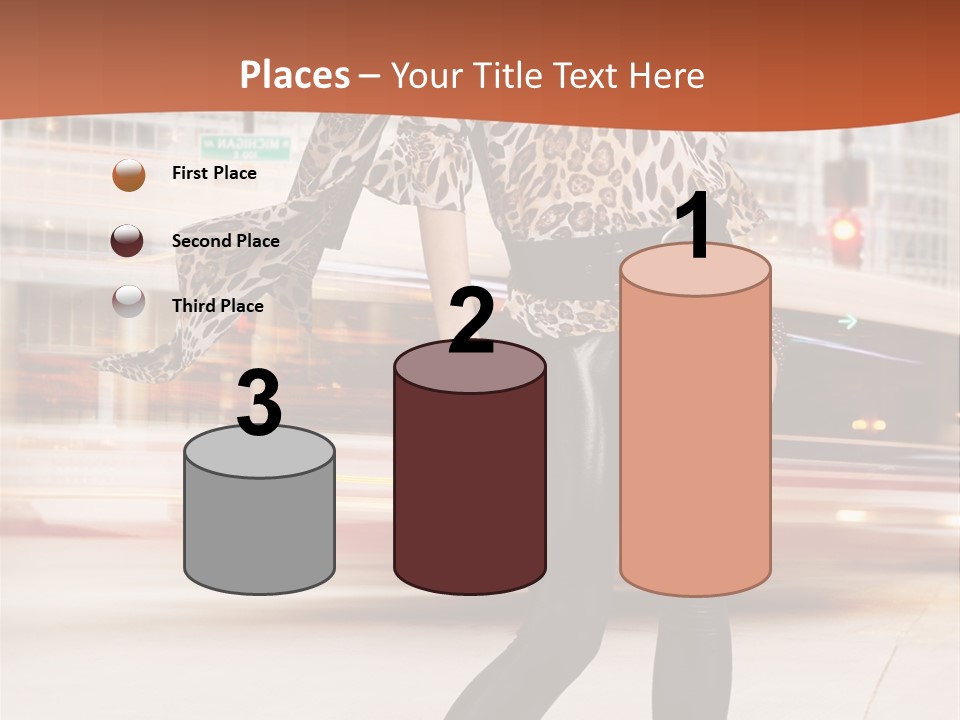 Urban Fashion Models PowerPoint Template