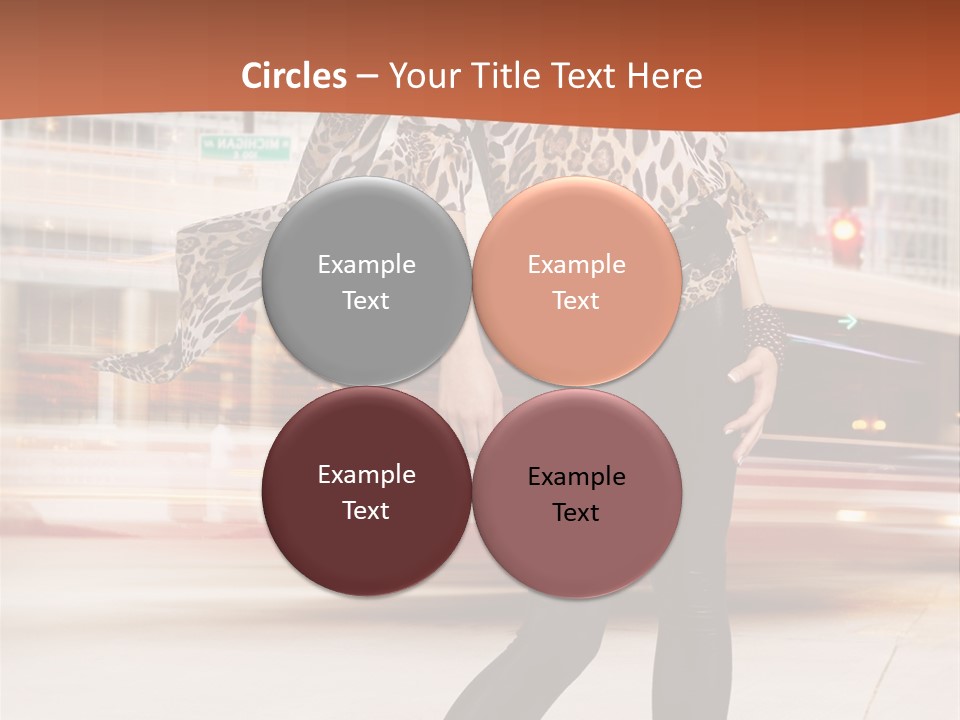 Urban Fashion Models PowerPoint Template