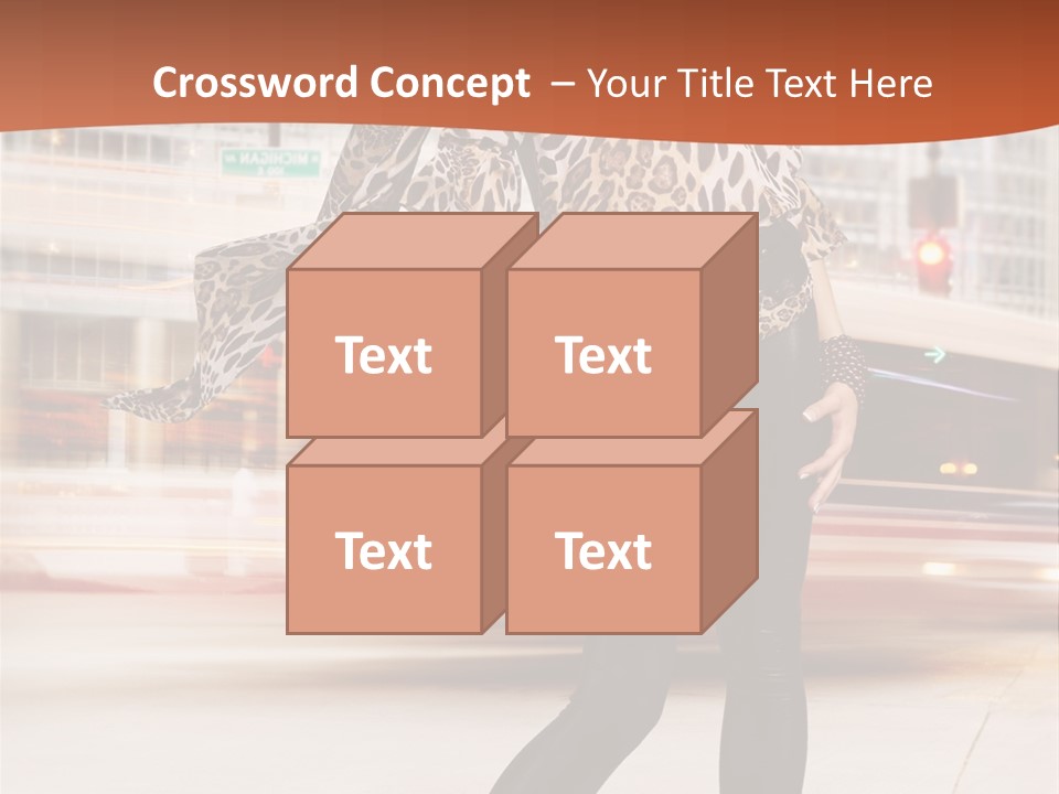 Urban Fashion Models PowerPoint Template