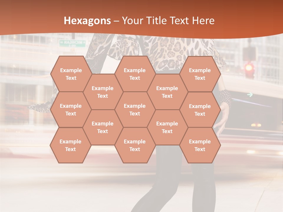 Urban Fashion Models PowerPoint Template