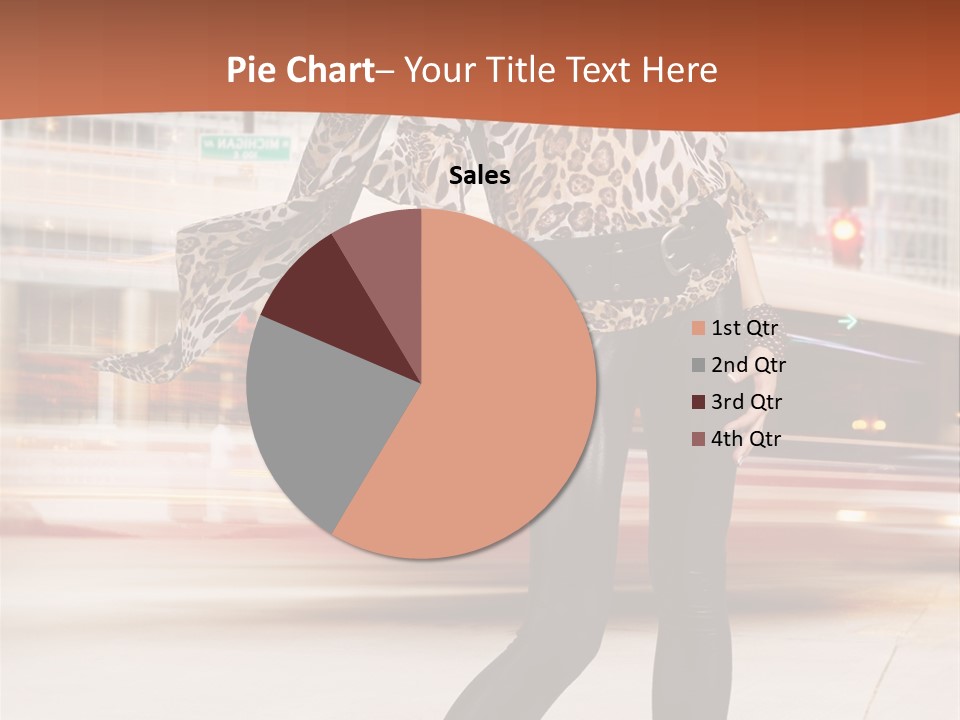 Urban Fashion Models PowerPoint Template