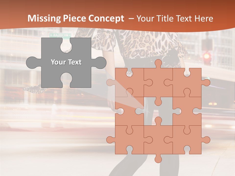 Urban Fashion Models PowerPoint Template