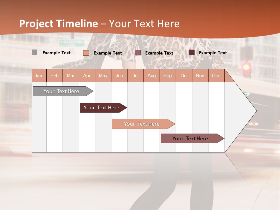 Urban Fashion Models PowerPoint Template