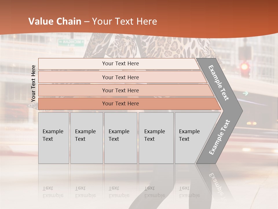 Urban Fashion Models PowerPoint Template