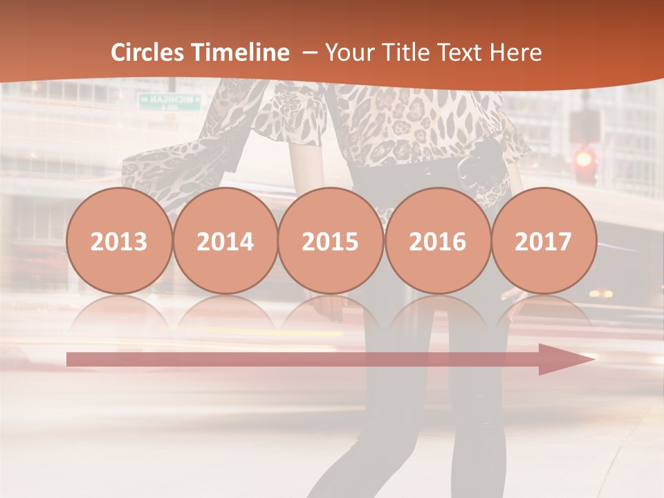 Urban Fashion Models PowerPoint Template