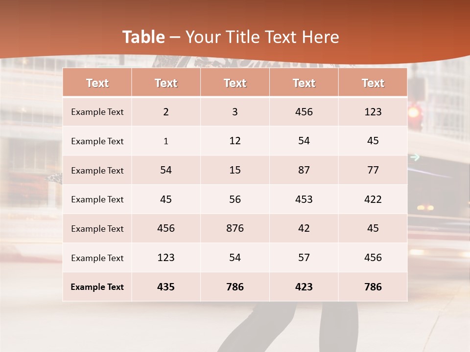 Urban Fashion Models PowerPoint Template