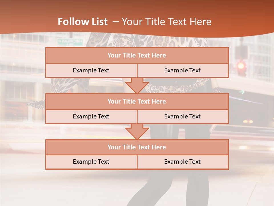 Urban Fashion Models PowerPoint Template