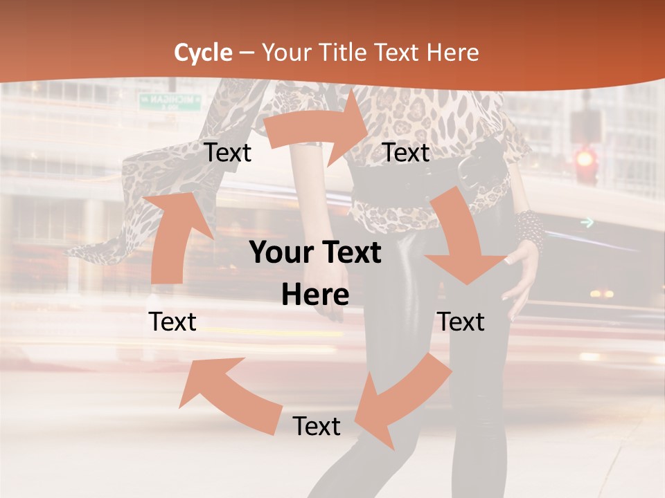 Urban Fashion Models PowerPoint Template