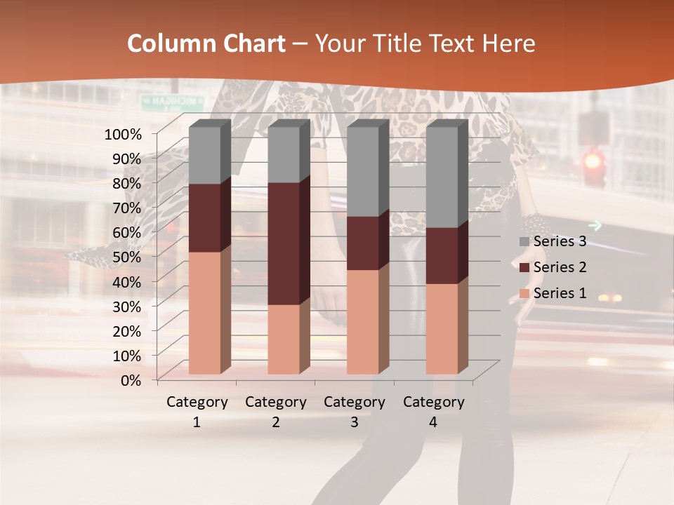 Urban Fashion Models PowerPoint Template