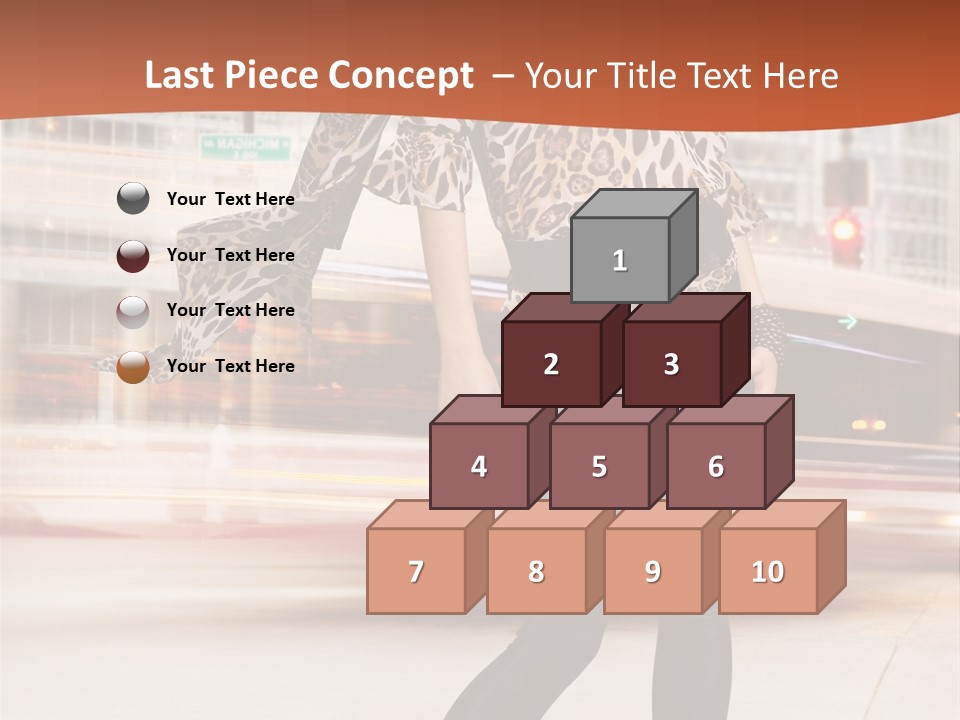 Urban Fashion Models PowerPoint Template