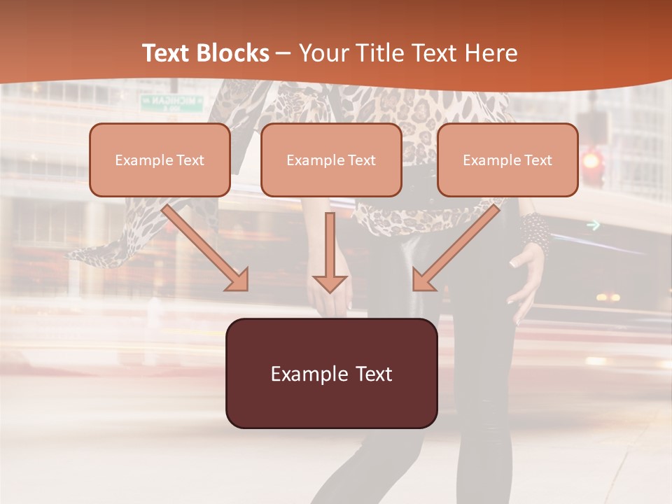 Urban Fashion Models PowerPoint Template