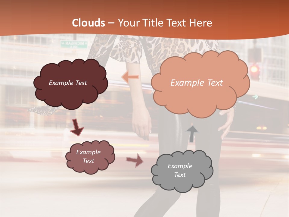 Urban Fashion Models PowerPoint Template