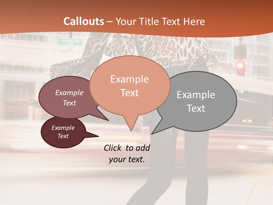 Urban Fashion Models PowerPoint Template