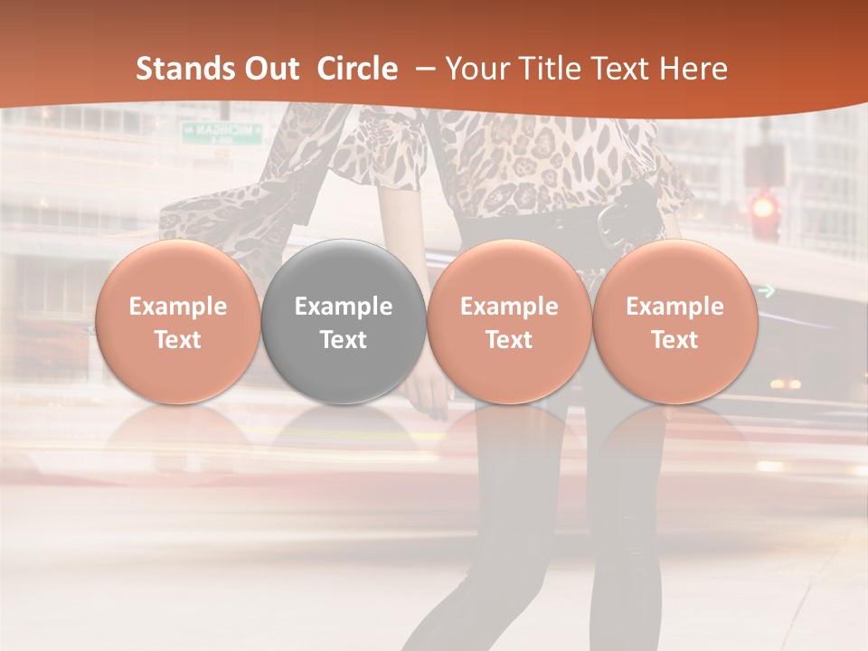 Urban Fashion Models PowerPoint Template