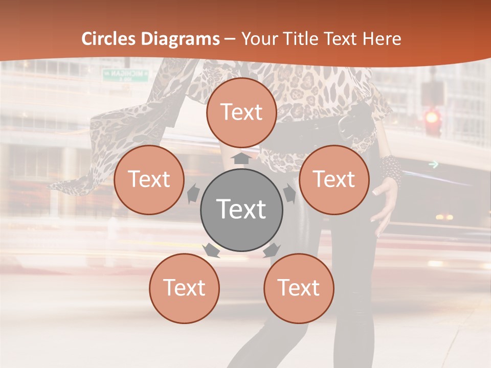 Urban Fashion Models PowerPoint Template