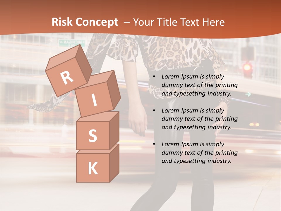 Urban Fashion Models PowerPoint Template