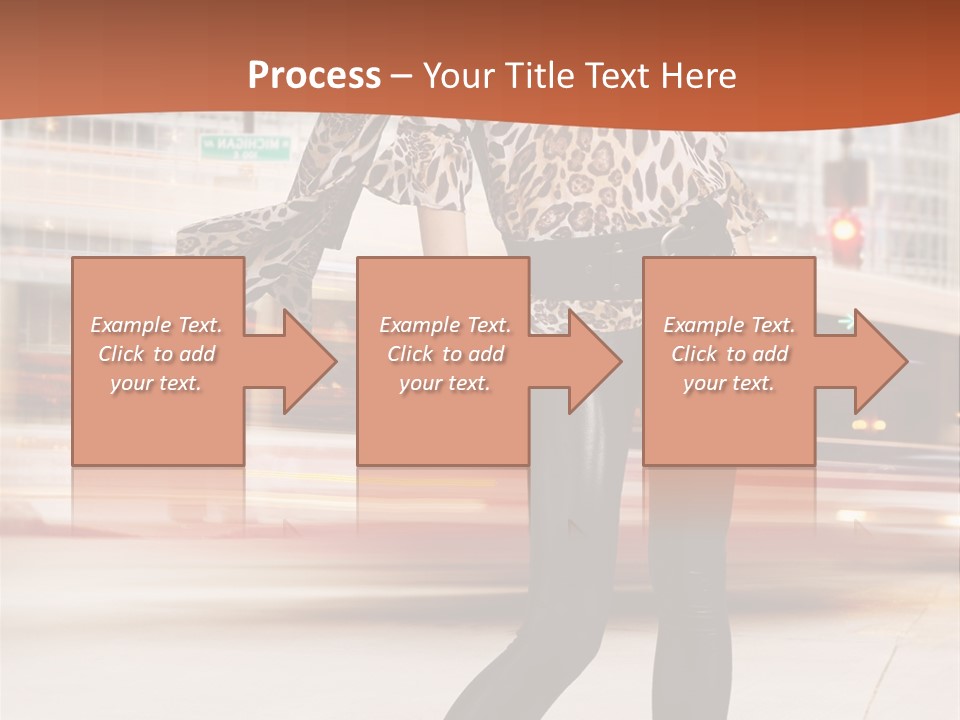 Urban Fashion Models PowerPoint Template