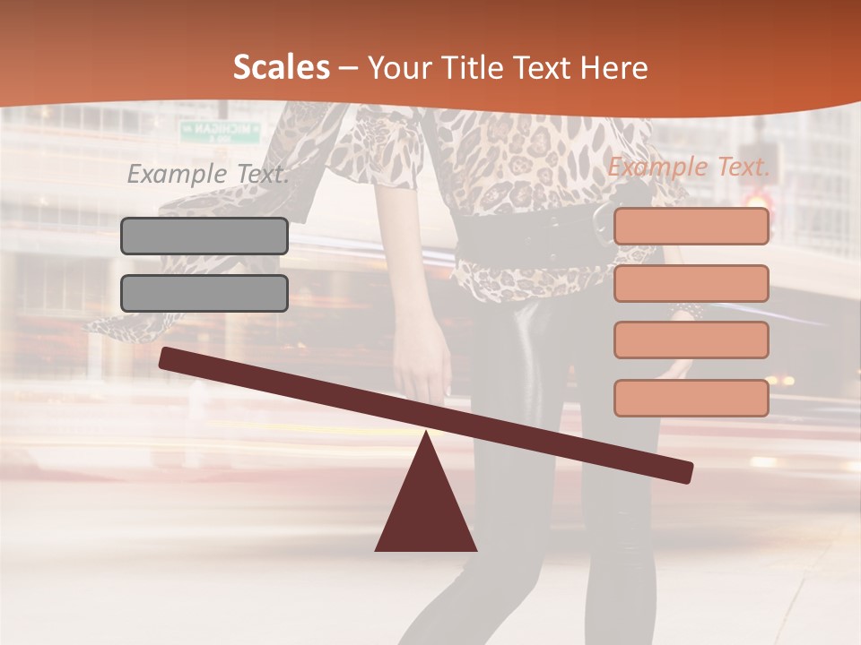 Urban Fashion Models PowerPoint Template