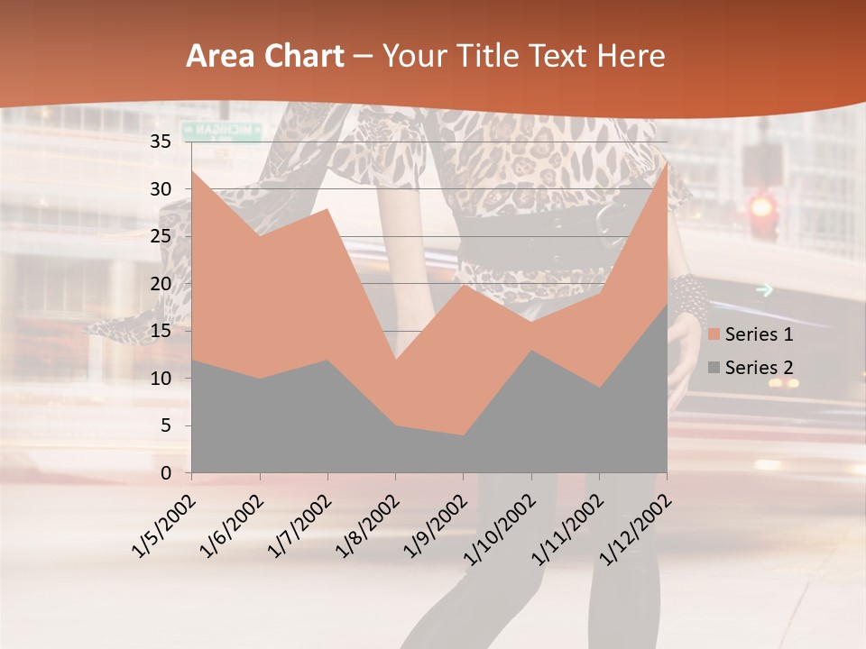 Urban Fashion Models PowerPoint Template