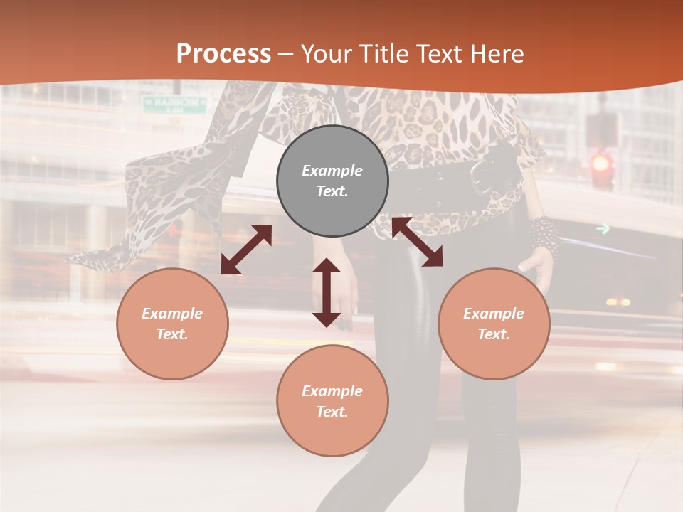 Urban Fashion Models PowerPoint Template