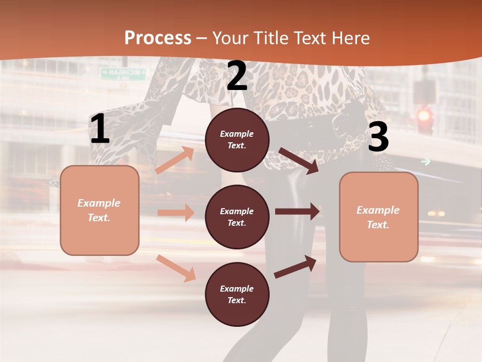 Urban Fashion Models PowerPoint Template