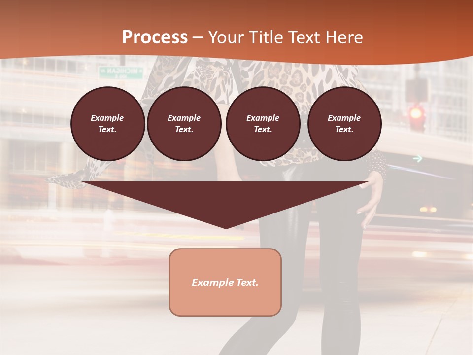 Urban Fashion Models PowerPoint Template
