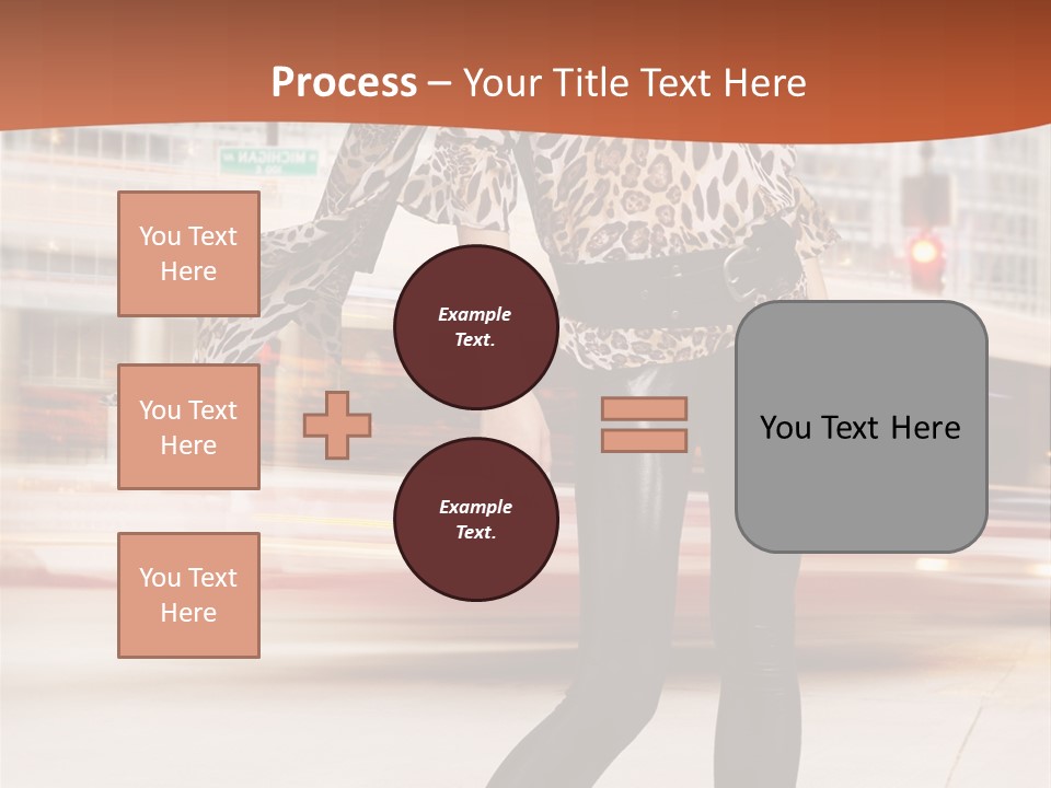 Urban Fashion Models PowerPoint Template