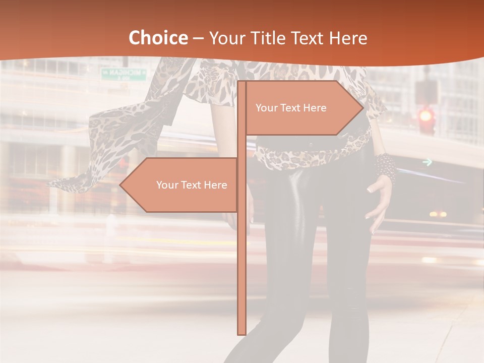 Urban Fashion Models PowerPoint Template