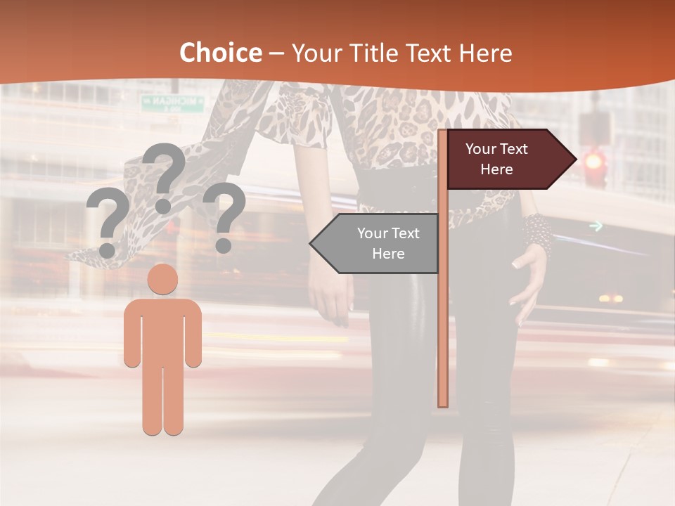 Urban Fashion Models PowerPoint Template