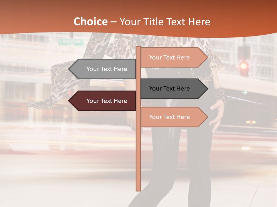 Urban Fashion Models PowerPoint Template