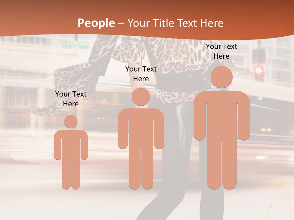 Urban Fashion Models PowerPoint Template