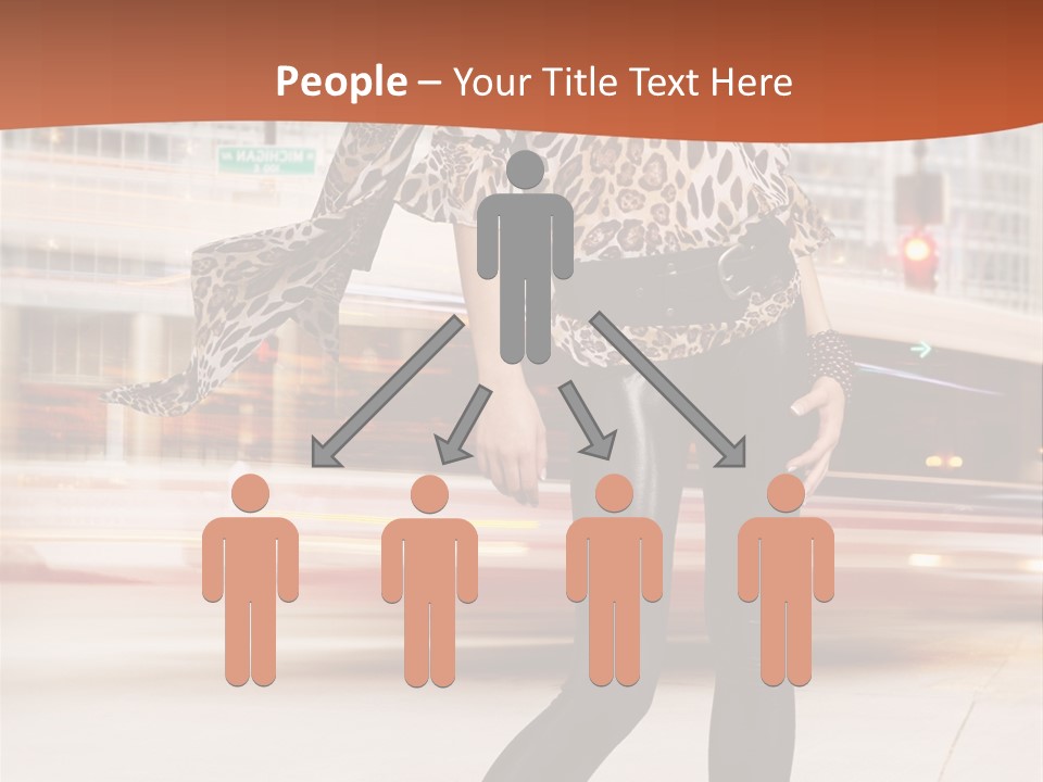 Urban Fashion Models PowerPoint Template