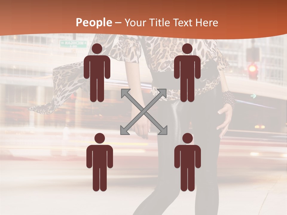 Urban Fashion Models PowerPoint Template