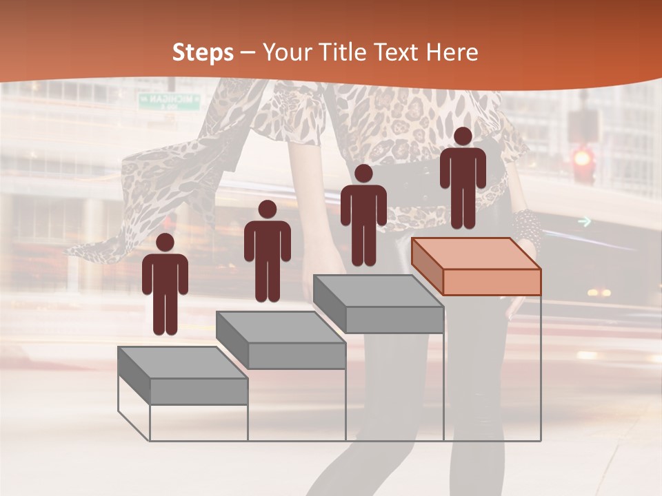 Urban Fashion Models PowerPoint Template