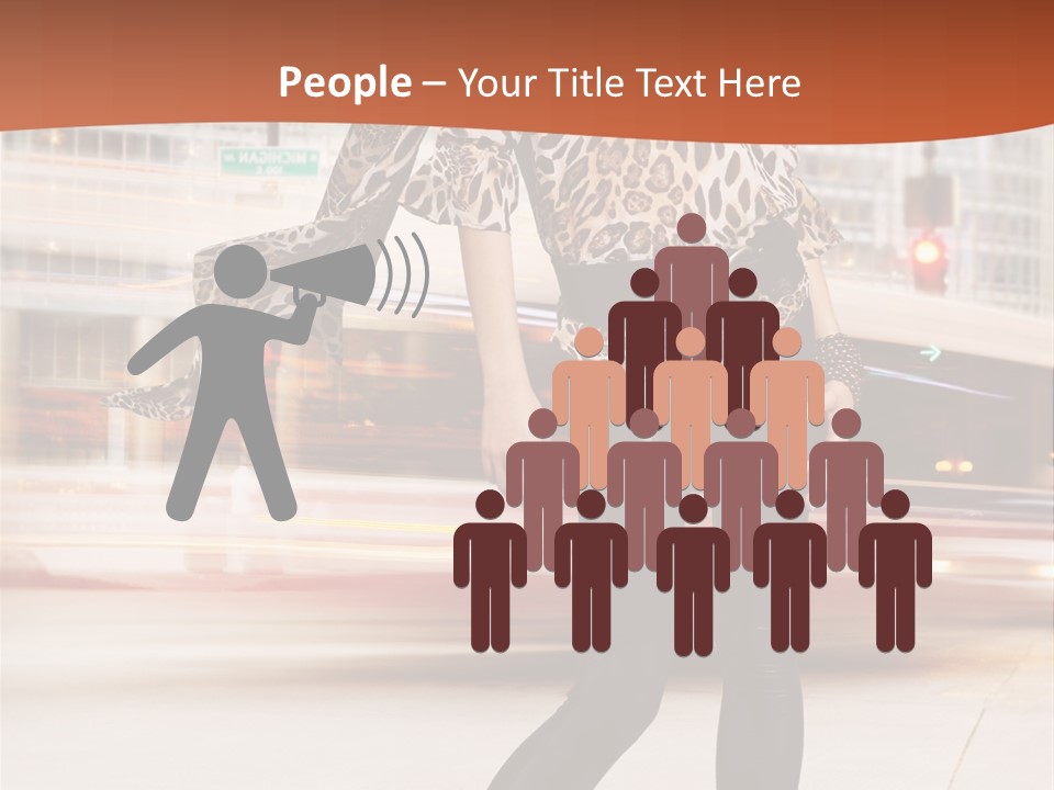 Urban Fashion Models PowerPoint Template