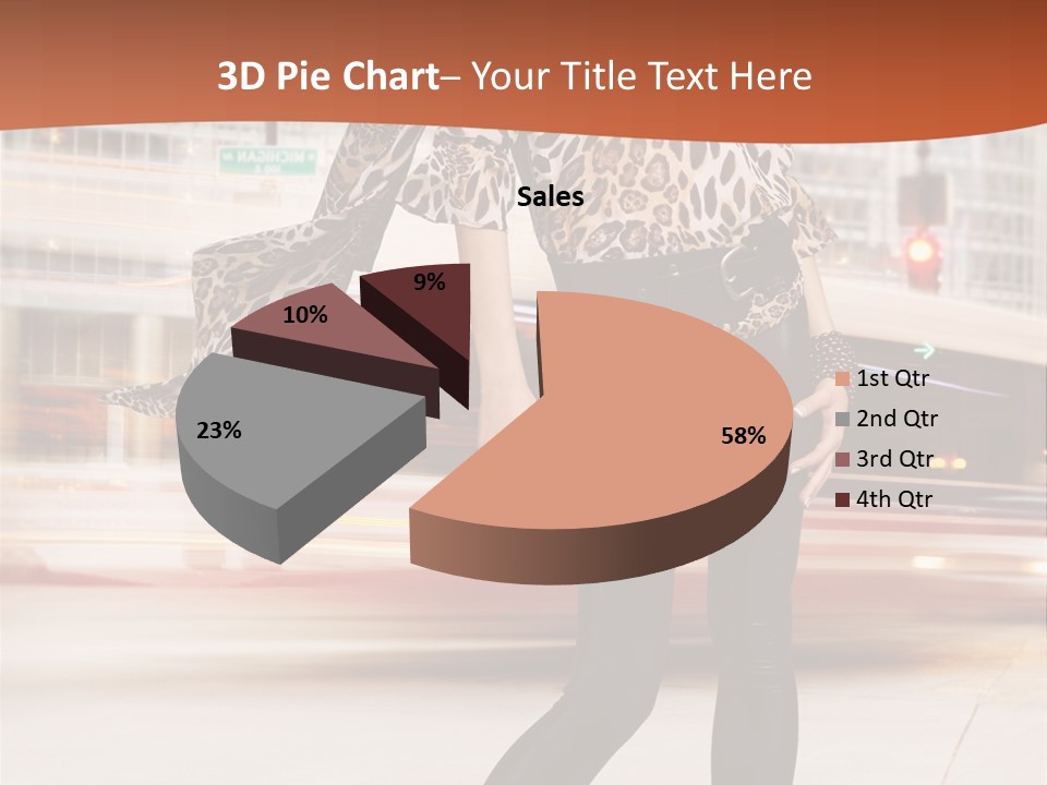 Urban Fashion Models PowerPoint Template