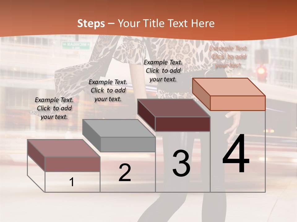 Urban Fashion Models PowerPoint Template