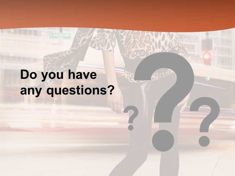 Urban Fashion Models PowerPoint Template