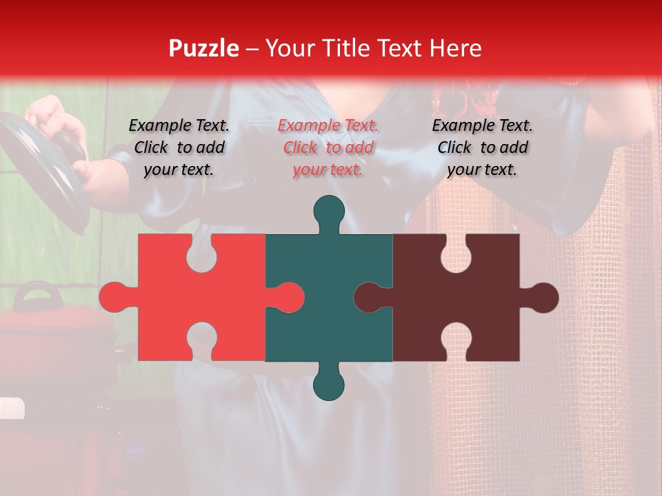 Cooking Fashion Think PowerPoint Template