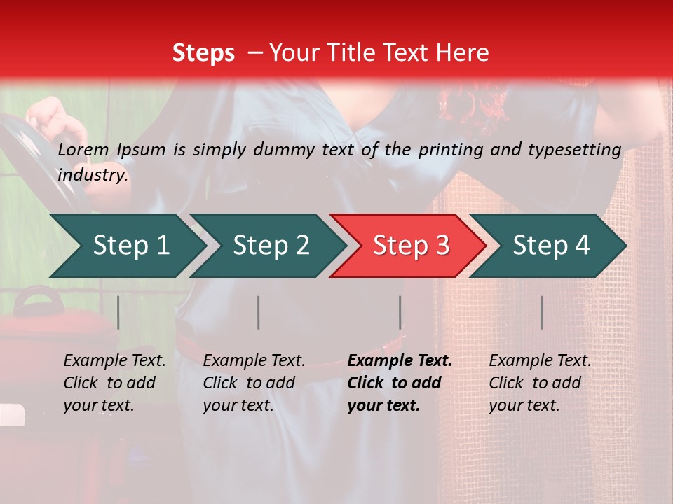 Cooking Fashion Think PowerPoint Template