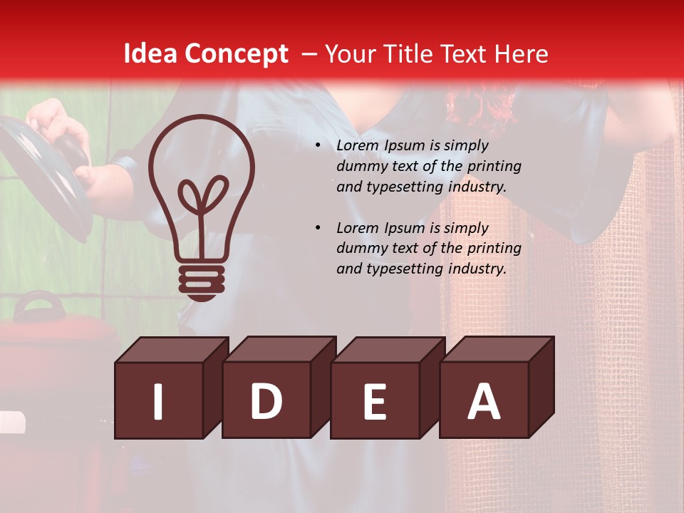 Cooking Fashion Think PowerPoint Template