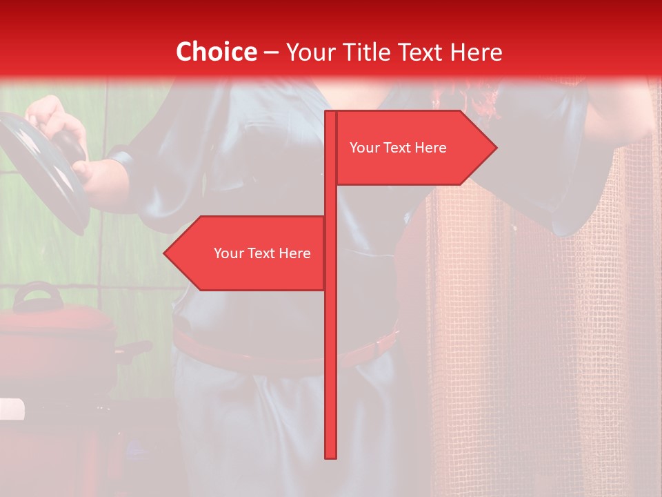 Cooking Fashion Think PowerPoint Template