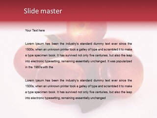 Macro Fresh Circle PowerPoint Template