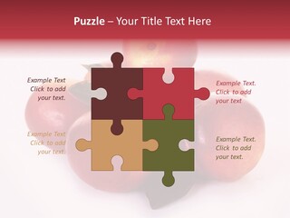 Macro Fresh Circle PowerPoint Template