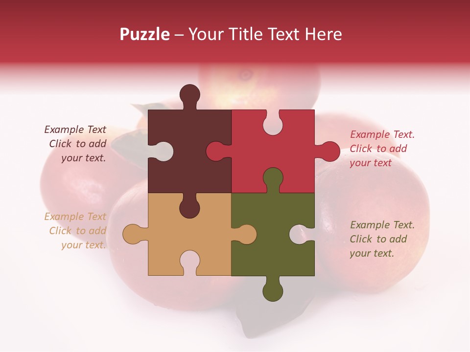 Macro Fresh Circle PowerPoint Template