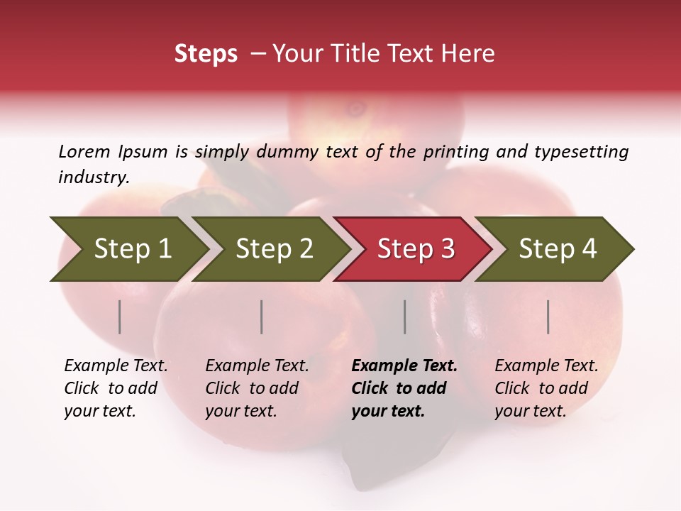 Macro Fresh Circle PowerPoint Template