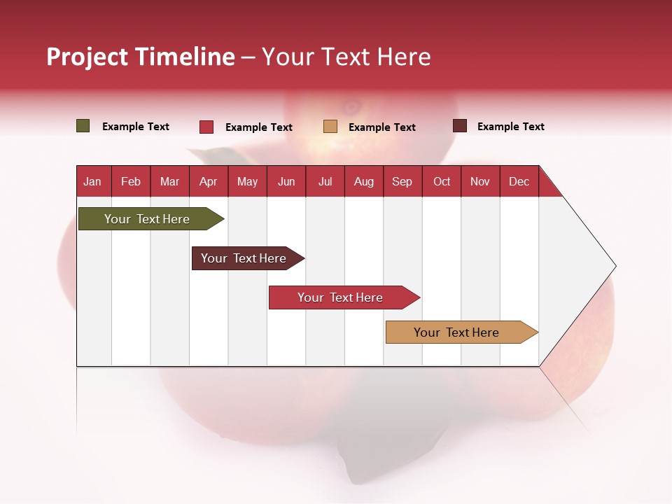 Macro Fresh Circle PowerPoint Template